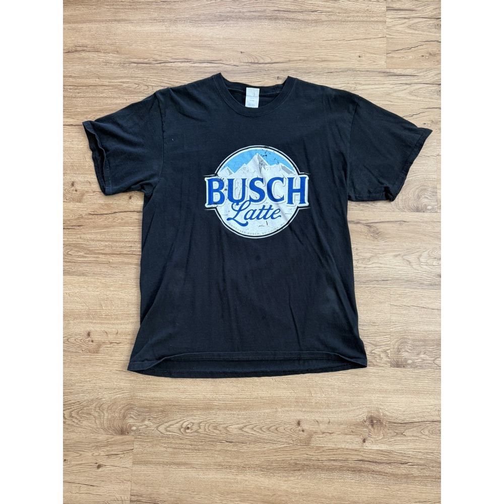 Busch Latte Brew City T-Shirt Size Large